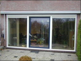 schuifpui met 2 zijstukken